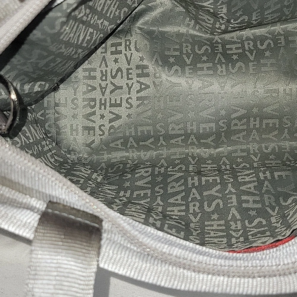 Harvery's Silver Seatbelt Bag